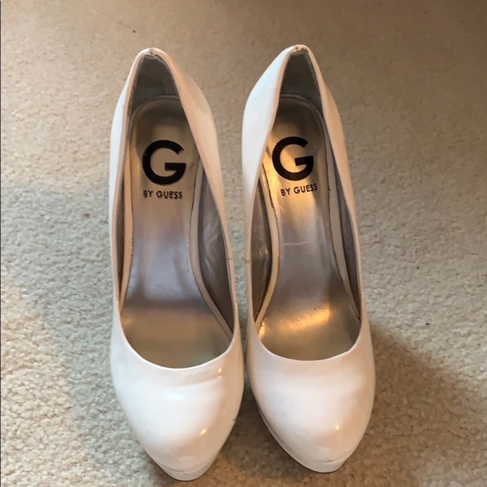 White Pumps by Guess